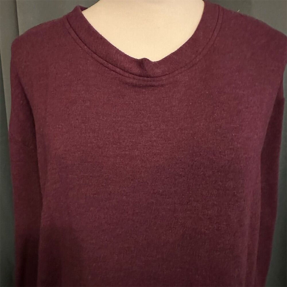 Orvis Women's XL Maroon Long Sleeve Pullover Top
